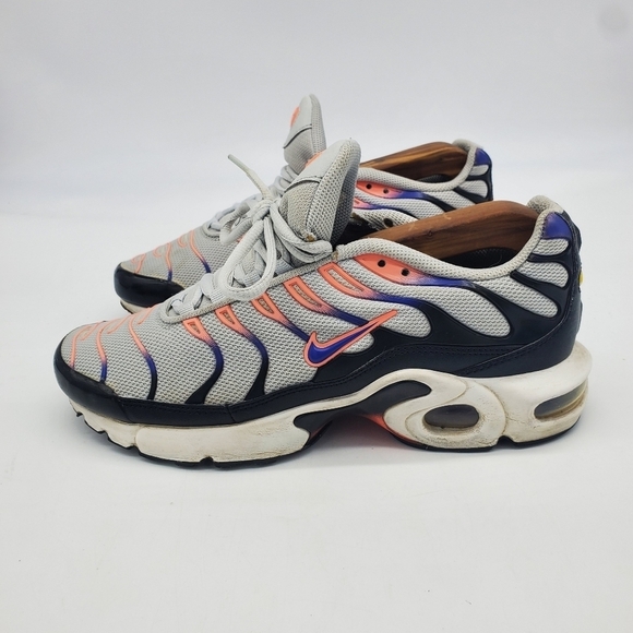 Nike Shoes Youth 7 Women 8.5 Air Max Plus TN GS Platinum Violet Lava 718071 007 - Picture 9 of 14